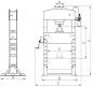 Preview: ELMAG Hydraulische Werkstattpresse - 50 Tonnen WPS 50 Preview: ELMAG Hydraulische Werkstattpresse - 50 Tonnen WPS 50