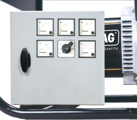 ELMAG Spannungs-, 3xStromstärke- und Frequenzmessgerät mit Umschalter 3x400 Volt
