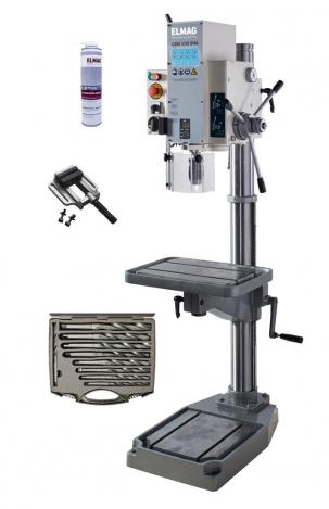 ELMAG Getriebe-Säulenbohrmaschine  GBM 3/30 SNA - Set