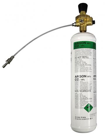 ELMAG STAHL-SET-Einweg-Mischgas-1lt.-SG2-0,8mm/5kg