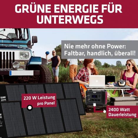 ELMAG Solargenerator-Set ENERGY 2400 + SOLAR 220 DUO