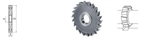 ELMAG HSS Co5-Scheibenfräser DIN 885A