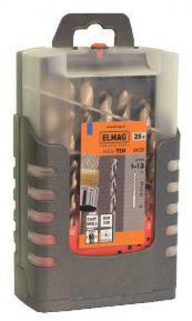 ELMAG HSS Co5-Spiralbohrerkassette DIN 338