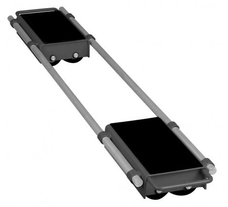 ELMAG Verstellbare Transportrollen-Set 12.000 kg