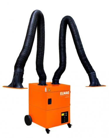 ELMAG Absauganlage, fahrbar, Profi-Master, zweiarmig
