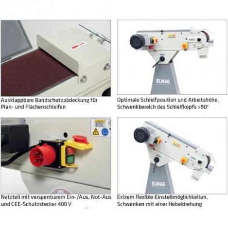ELMAG Bandschleifmaschine Modell BSM 75x2000