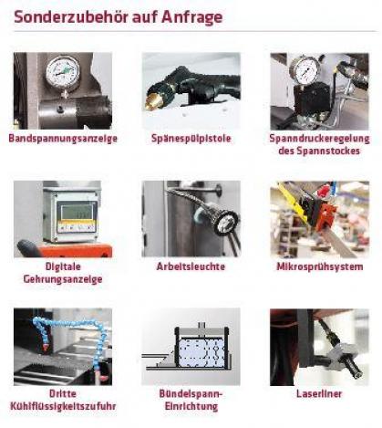 ELMAG BOMAR Metall-Bandsägemaschine Modell Topline 510.350 DGH