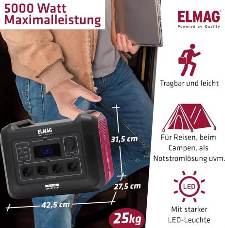 ELMAG Tragbare Powerstation ENERGY 2400