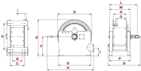 ELMAG INDUSTRIE Schlauchaufroller Serie 700 / L 690