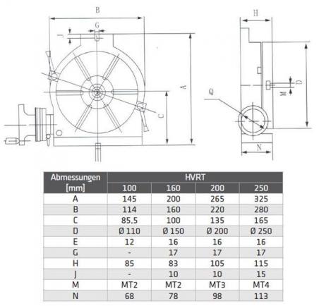 ELMAG Rundtisch horizontal/vertikal