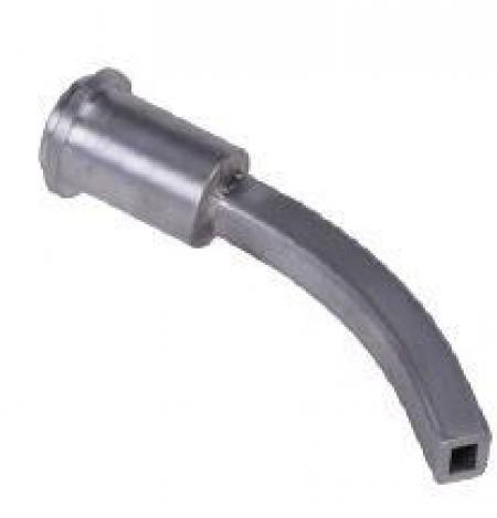 ELMAG Kurzdüse Aluminium 45° gebogen