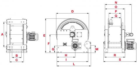 ELMAG INDUSTRIE Schlauchaufroller Serie 700 / L 270