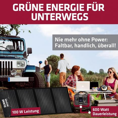 ELMAG Solargenerator-Set ENERGY 600 + SOLAR 100