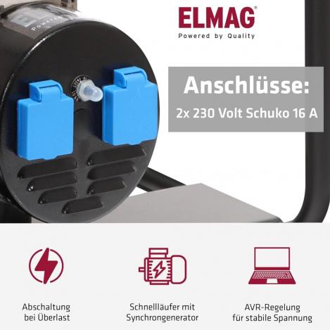 ELMAG Stromerzeuger SEB 3300W-AVR
