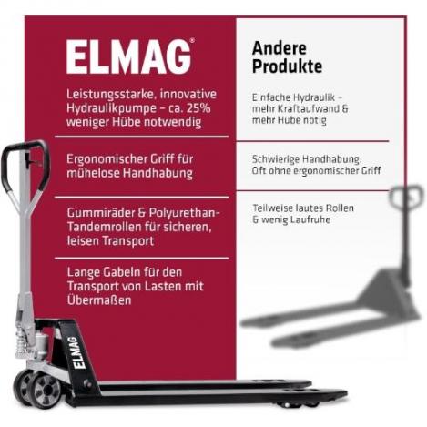 ELMAG Handhubwagen lang