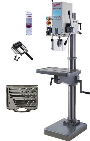 ELMAG Getriebe-Säulenbohrmaschine GBM 3/25 SNE - Set