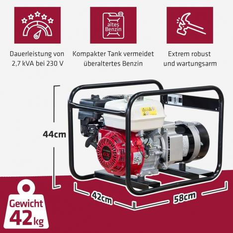 ELMAG Stromerzeuger SEB 3300W-AVR