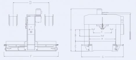 ELMAG Hydraulische Portalpresse PREMIUM PPTL 100