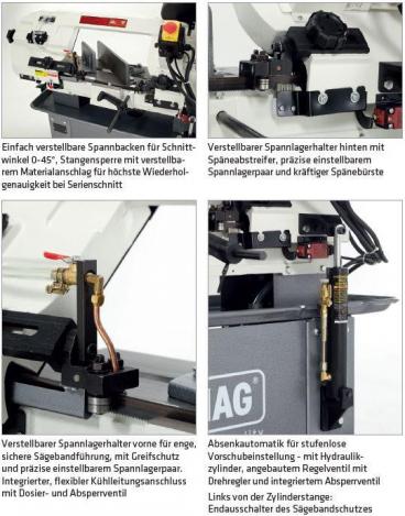 ELMAG Metall-Bandsägemaschine Modell HY 230 VARIO