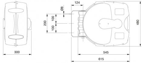 ELMAG Autom. Wasserschlauchaufroller ROLL WATER MEGA 20/16