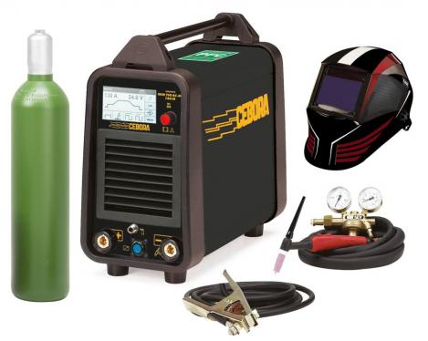 ELMAG Profi WIG-AC-DC-Schweißinverter 'PFC' WIN TIG 'AC-DC' 180 M - Plug & Play-SET