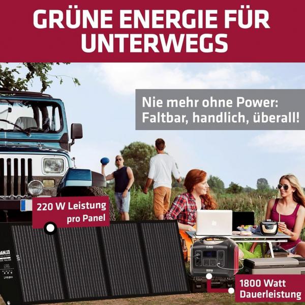 ELMAG Solargenerator-Set ENERGY 1800 + SOLAR 220 ELMAG Solargenerator-Set ENERGY 1800 + SOLAR 220