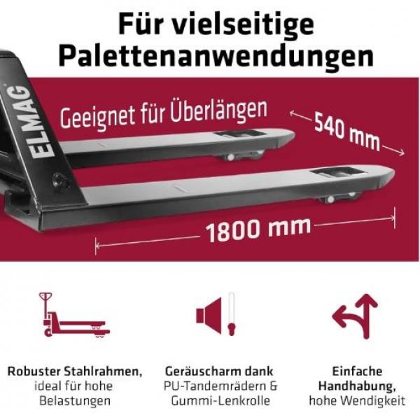 ELMAG Handhubwagen lang