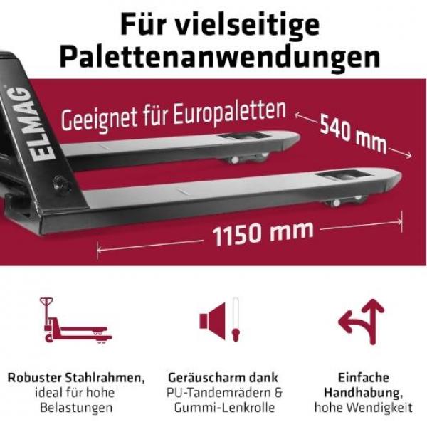 ELMAG Handhubwagen HW 2500