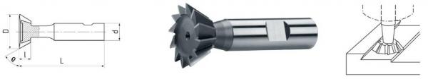 ELMAG HSS Co5 Winkel-Stirnfräser DIN 1835B