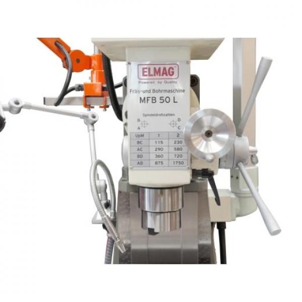 ELMAG Getriebe Fräs- und Bohrmaschine Modell MFB 50 L inkl. 3-Achs Digitale Positionsanzeige