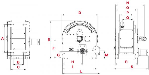 ELMAG INDUSTRIE Schlauchaufroller Serie 700 / L 550 ELMAG INDUSTRIE Schlauchaufroller Serie 700 / L 550