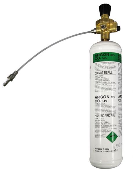 ELMAG STAHL-SET-Einweg-Mischgas-1lt.-SG2-0,8mm/5kg