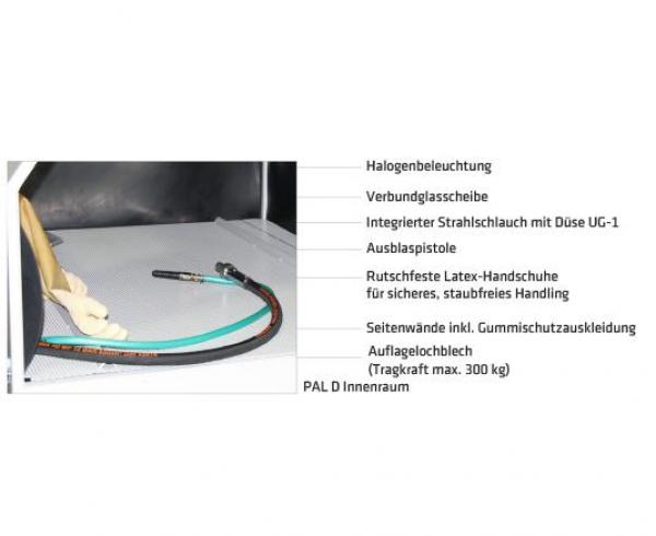 ELMAG Druck-Sandstrahlkabine ELMAG Druck-Sandstrahlkabine