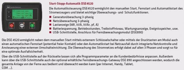 ELMAG Stromerzeuger SEDSS 133WDE-AVR-DSE4520 - Stage 5