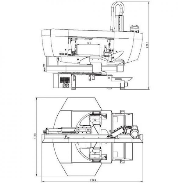 ELMAG BOMAR Metall-Bandsägemaschine  Individual 520.360 DGH