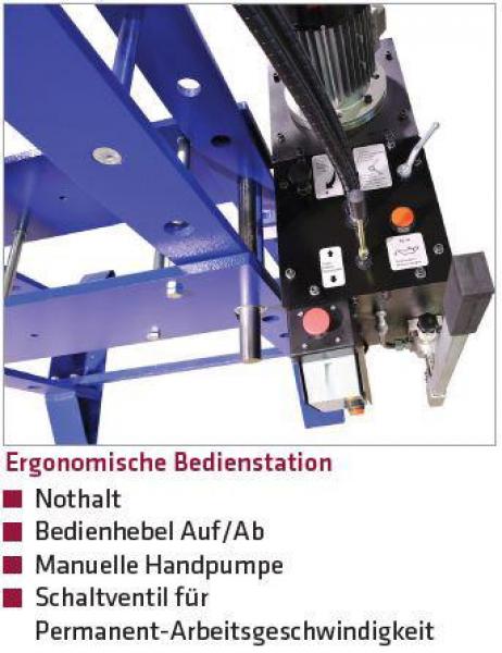 ELMAG Hydraulische Werkstattpresse PREMIUM WPMEH 30/2 ELMAG Hydraulische Werkstattpresse PREMIUM WPMEH 30/2