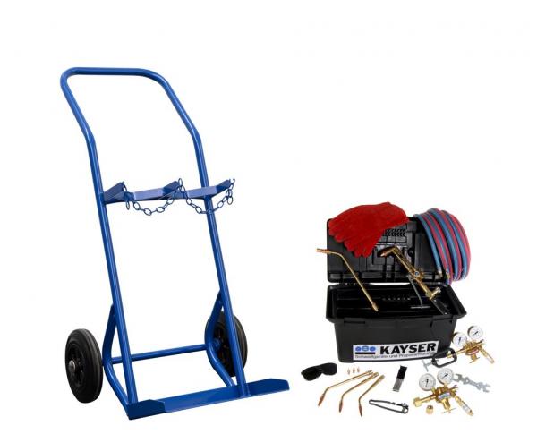 ELMAG AUTOGEN-Komplett-Set - ohne Gasflaschen Montagebox KE 17/5m - Set / 10 l