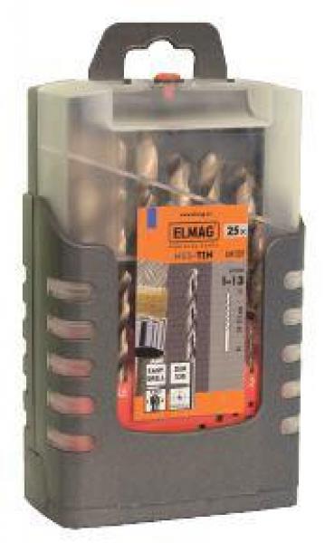 ELMAG HSS Co5-Spiralbohrerkassette DIN 338