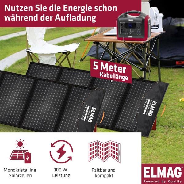 ELMAG Solargenerator-Set ENERGY 1200 + SOLAR 100 DUO ELMAG Solargenerator-Set ENERGY 1200 + SOLAR 100 DUO