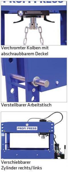 ELMAG Hydraulische Werkstattpresse XL PREMIUM WPMEH 100/2 ELMAG Hydraulische Werkstattpresse XL PREMIUM WPMEH 100/2