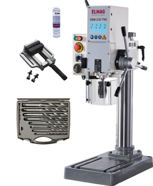 ELMAG Getriebe-Tischbohrmaschine GBM 3/25 TNE - Set ELMAG Getriebe-Tischbohrmaschine GBM 3/25 TNE - Set