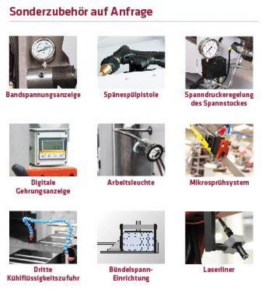 ELMAG BOMAR Metall-Bandsägemaschine Modell Topline 510.350 DGH