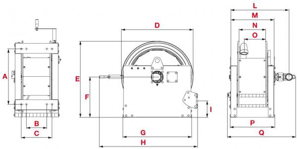ELMAG INDUSTRIE Schlauchaufroller Serie 700 / L 690 ELMAG INDUSTRIE Schlauchaufroller Serie 700 / L 690