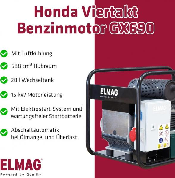 ELMAG Stromerzeuger SEB 16000WDE-AVR ELMAG Stromerzeuger SEB 16000WDE-AVR
