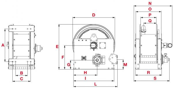 ELMAG INDUSTRIE Schlauchaufroller Serie 700 / L 550 ELMAG INDUSTRIE Schlauchaufroller Serie 700 / L 550