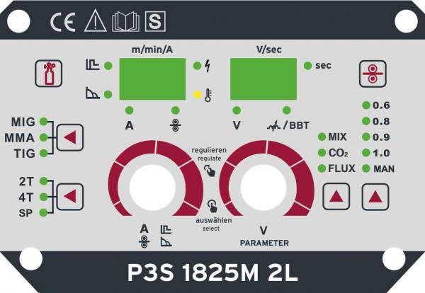 ELMAG Multifunktions-Schweißinverter P3S 1825M 2L / ECO-SET ELMAG Multifunktions-Schweißinverter P3S 1825M 2L / ECO-SET