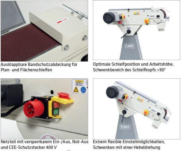 ELMAG Bandschleifmaschine Modell BSM 150x2000