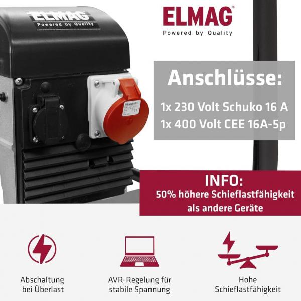 ELMAG Stromerzeuger SEB 7500WD-AVR ELMAG Stromerzeuger SEB 7500WD-AVR