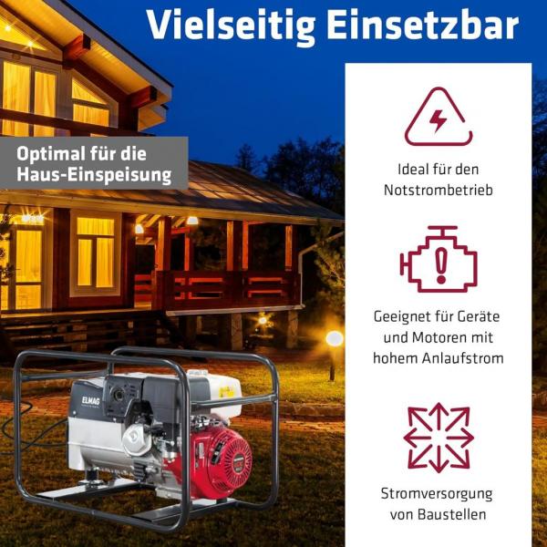 ELMAG Stromerzeuger SEB 7500WD-AVR