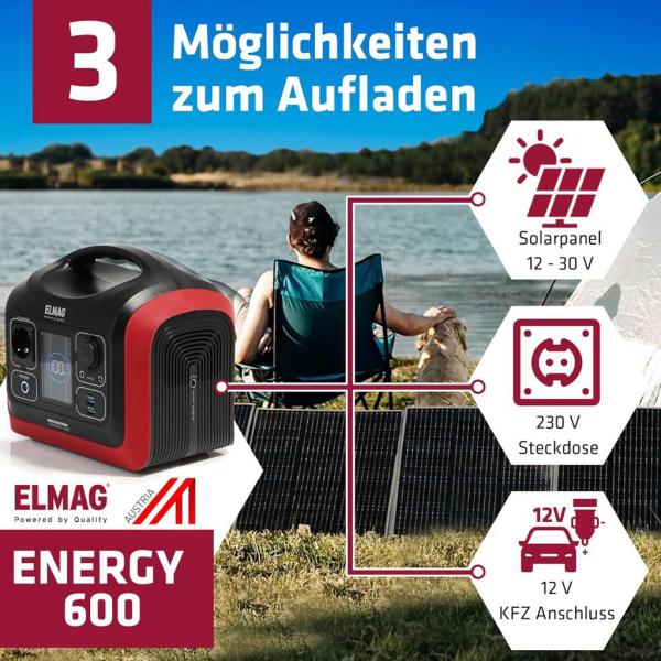 ELMAG Solargenerator-Set ENERGY 600 + SOLAR 100 ELMAG Solargenerator-Set ENERGY 600 + SOLAR 100